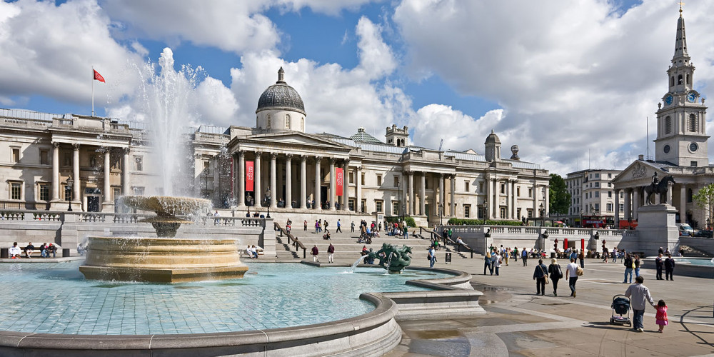 Фото Трафальгарская площадь, Большой Лондон, Великобритания - Англия