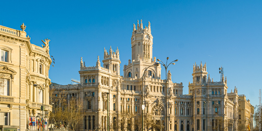Фото Мадрид: Дворец Сибелес, Мадридское автономное сообщество, Испания