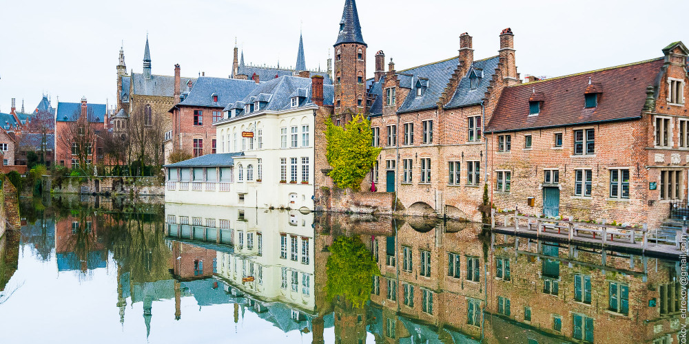 Фото Исторический центр города Брюгге, Фландрия (Антверпен, Гент, Брюгге, Остенде, Лёвен, Хасселт), Бельгия