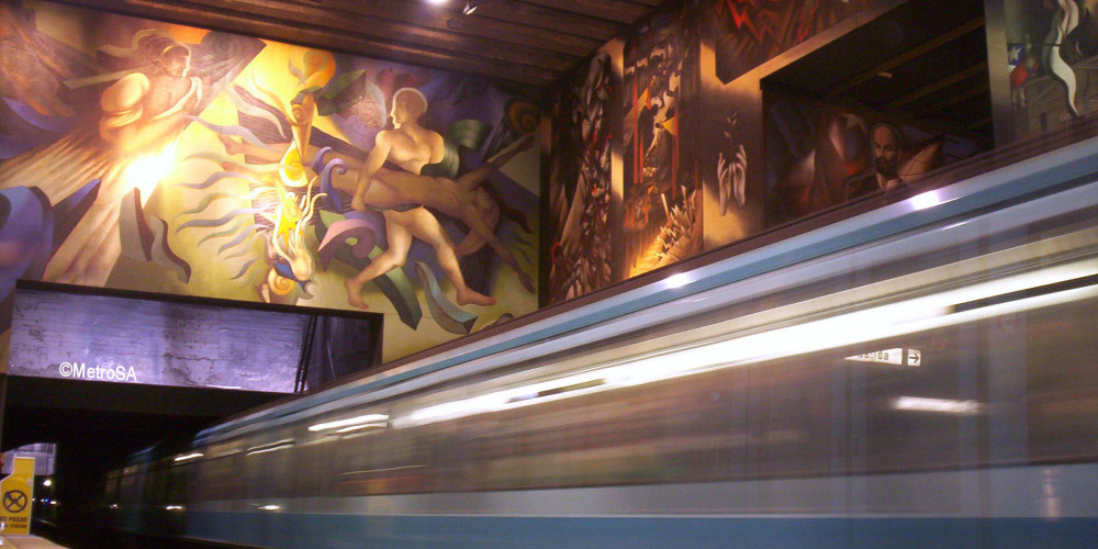 Фото Станция метро Универсидад де Чили, Сантьяго, Центральный (Сантьяго, Вальпараисо, Ранкагуа), Чили
