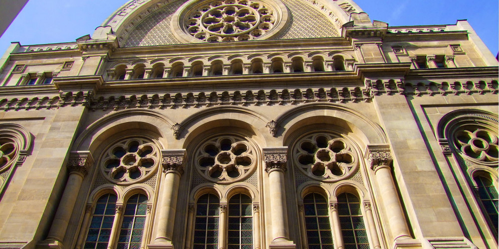 Фото Париж: Большая синагога, Иль-де-Франс (Париж), Франция