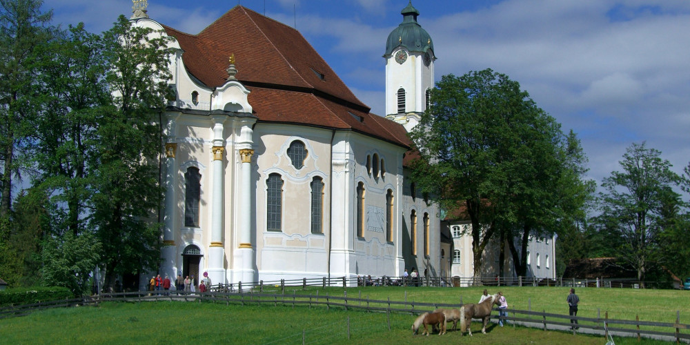 Фото Паломническая церковь в Вис, Бавария (Мюнхен, Нюрнберг, Аугсбург, Регенсбург), Германия