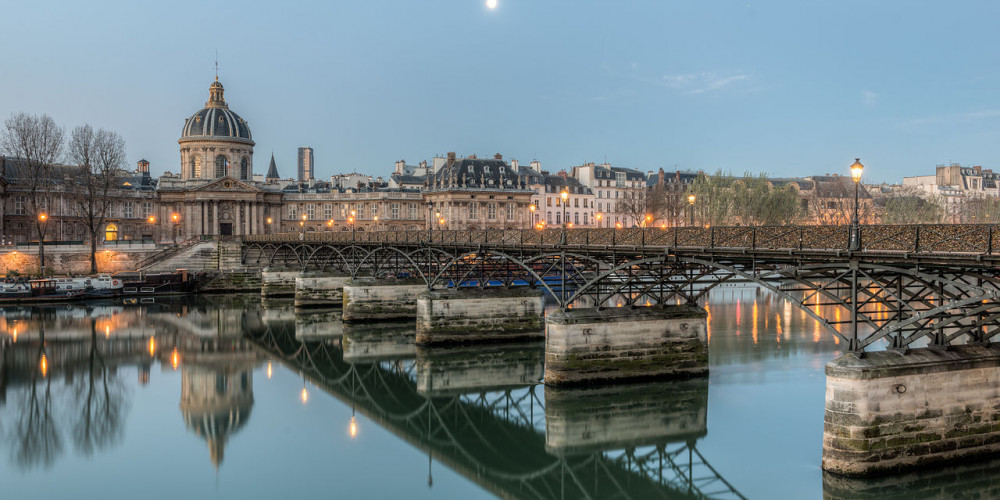 Фото Париж: Мост Искусств, Иль-де-Франс (Париж), Франция