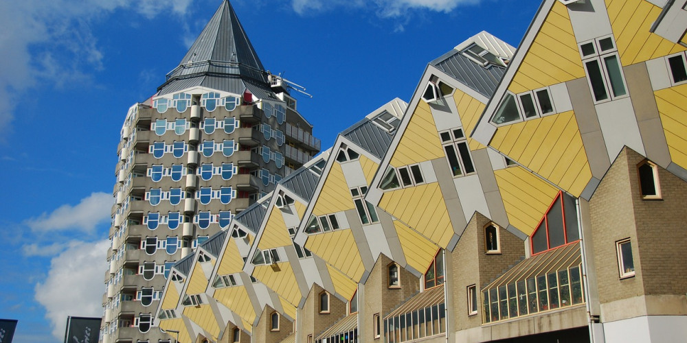 Фото Роттердам: Кубические дома, Центр и Запад (Амстердам, Роттердам, Утрехт, Алмере), Нидерланды