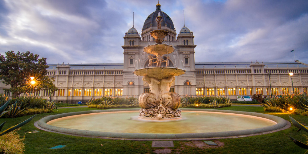 Фото Здание королевской выставки и сады Карлтон, Виктория (Мельбурн), Австралия
